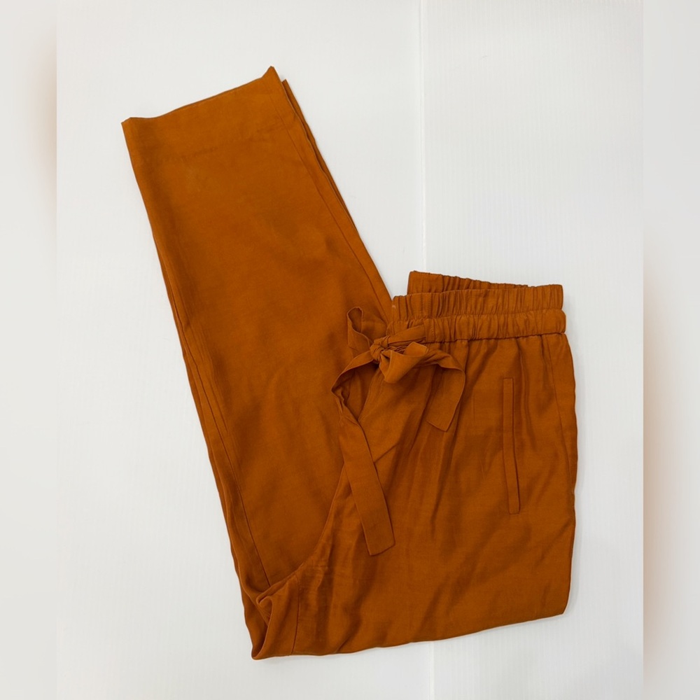& Other Stories Cupro High Rise Drawstring Trousers Joggers - 2